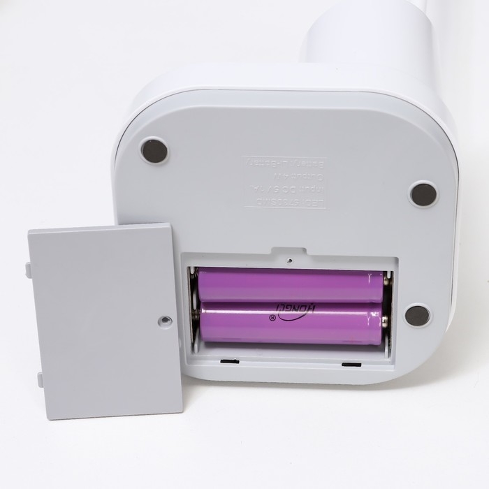 Настольная лампа Настольная лампа "Ронд" LED, от USB/АКБ 10 Вт сенсор 3000-6000 К белый 13х13х44 см RISALUX