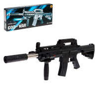 Детское оружие Автомат пневматический «М4А4», с лазером и фонариком Детское оружие Автомат пневматический «М4А4», с лазером и фонариком