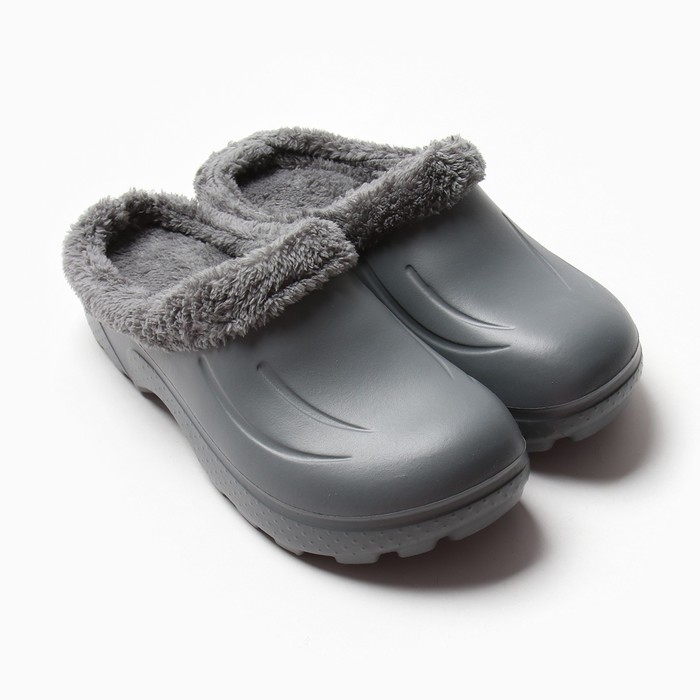 Сабо женские утепленные Сабо женские утепленные "Монтана" цвет серый, размер 41