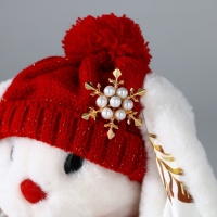 Мягкая игрушка зайка "Зимняя Li ", заяц