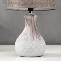 Лампа настольная 16256/1GR Е14 40Вт серый 25х25х38,5 см RISALUX