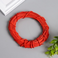 Кольцо ротанг для изготовления ловца снов "Красный" d=10 см Кольцо ротанг для изготовления ловца снов "Красный" d=10 см