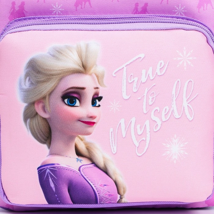 Рюкзак с карманом, 22 см х 10 см х 30 см Рюкзак с карманом, 22 см х 10 см х 30 см "Эльза", Холодное Сердце