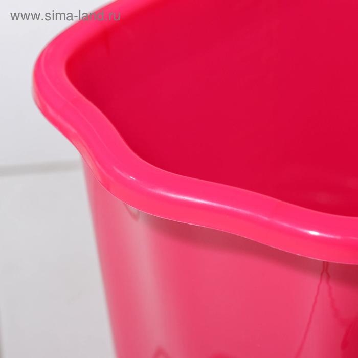 Ведро прямоугольное, 15 л, МОП, со сливом и отжимом, цвет МИКС Ведро прямоугольное, 15 л, МОП, со сливом и отжимом, цвет МИКС