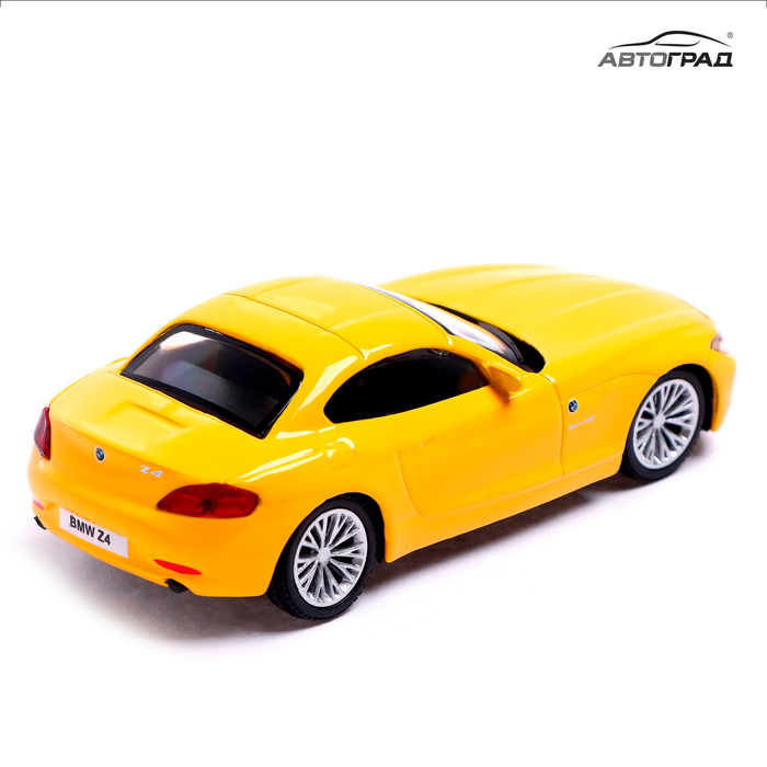 Машина металлическая BMW Z4, 1:43, цвет жёлтый Машина металлическая BMW Z4, 1:43, цвет жёлтый