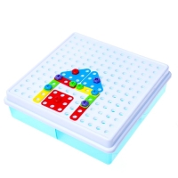 Конструктор &laquo;Болтовая мозаика: Фантазии&raquo;, с отвёрткой и основанием, 180 деталей