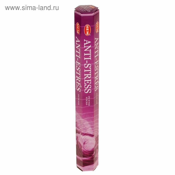 Благовония Благовония "HEM" 20 палочек угольные anti stress