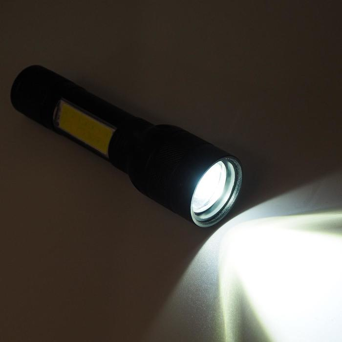 Фонарь ручной аккумуляторный Фонарь ручной аккумуляторный "Мастер К", 10 Вт, 1200 мАч, P50, COB, 3 режима, 14.5 х 3.5 см