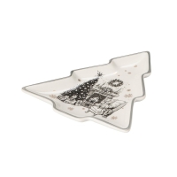 Блюдо сервировочное Доляна &laquo;Хюгге&raquo;, 23&times;20&times;2,2 см, цвет белый