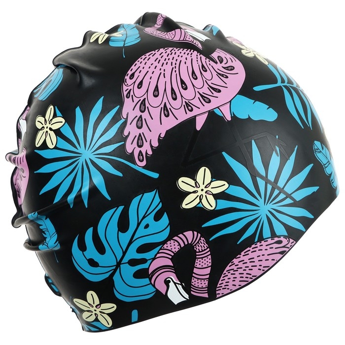 Шапочка для плавания детская ONLITOP &laquo;Фламинго&raquo;, силиконовая, обхват 46-52 см