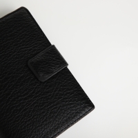 Портмоне мужское на магните 3 в 1, отдел для автодокументов, паспорта, цвет чёрный Портмоне мужское на магните 3 в 1, отдел для автодокументов, паспорта, цвет чёрный