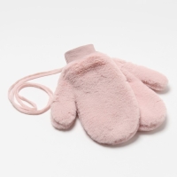 Варежки на иск.меху MINAKU пушистые 25 см розовый Варежки на иск.меху MINAKU пушистые 25 см розовый