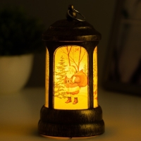 Ночник "Рождество" LED 1Вт 3хLR1103 бронза 6,5х6,5х12,5см RISALUX Ночник "Рождество" LED 1Вт 3хLR1103 бронза 6,5х6,5х12,5см RISALUX