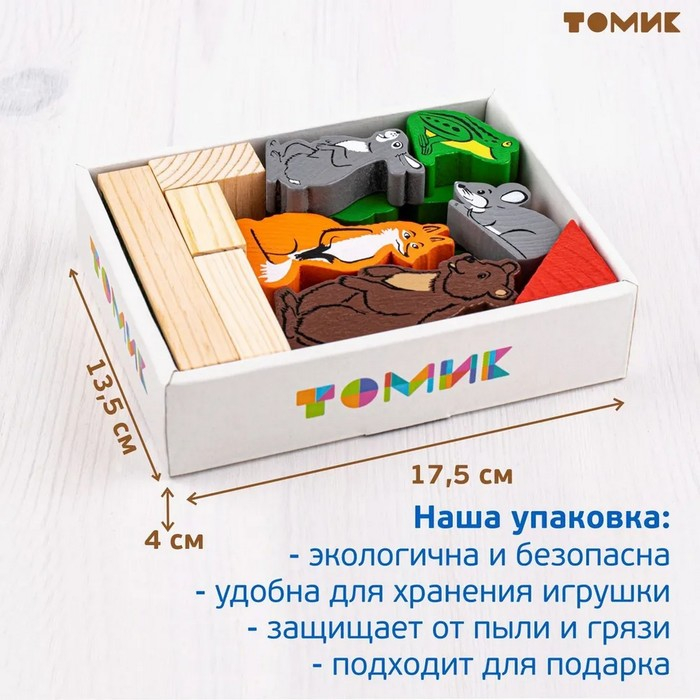 Конструктор &laquo;Сказки. Теремок&raquo;, 17 элементов