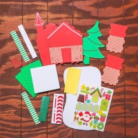 Набор для творчества - создай новогоднее украшение «Резиденция Деда Мороза» Набор для творчества - создай новогоднее украшение «Резиденция Деда Мороза»