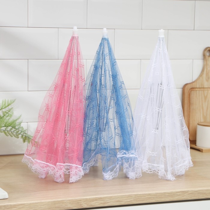 Сетка защитная для еды &laquo;Зонтик&raquo;, 62&times;62 см, цвет МИКС