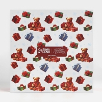 Коробка для капкейков и бенто-торта &laquo;Сказочного Нового года&raquo; 25 х 25 х 10 см