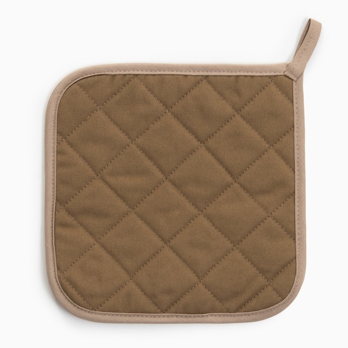 Новый год. Прихватка Этель "Уютных вечеров" саржа, 19х19см,100% хл,ватин 250г/м2