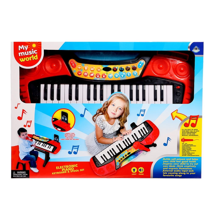 Синтезатор напольный &laquo;Композитор&raquo;, звуковые, световые эффекты, с микрофоном