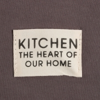 Фартук Этель Kitchen 60х70 см, цв. серый, 100% хл, саржа 220 г/м2 Фартук Этель Kitchen 60х70 см, цв. серый, 100% хл, саржа 220 г/м2