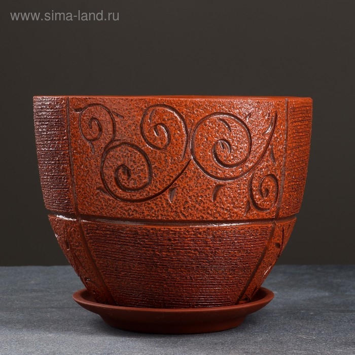 Горшок цветочный домино  3,5 л