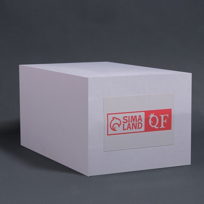 Органайзер для хранения &laquo;MOUNTAINS&raquo;, с крышкой, стеклянный, с зеркальным дном, 1 секция, 21,5 &times; 10,5 &times; 7,5 см, цвет прозрачный/медный