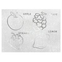 Бумага цветная самоклеящаяся, раскраска, А4, 6 листов, 1 цвет, с блёстками, односторонняя, в пакете, 80 г/м&sup2;, Маша и Медведь