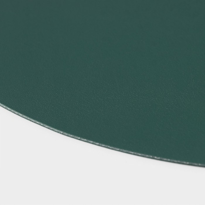 Салфетка сервировочная на стол &laquo;Тэм&raquo;, d=38 см, цвет зелёный