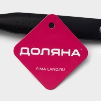 Половник Доляна &laquo;Орихалк&raquo;, 30 см, цвет чёрный