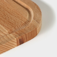 Доска разделочная для подачи и сервировки &laquo;Топор&raquo;, 40&times;15&times;1,6 см, бук