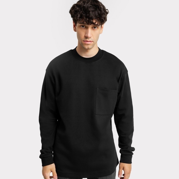 Джемпер мужской, цвет чёрный, размер 48 Джемпер мужской, цвет чёрный, размер 48