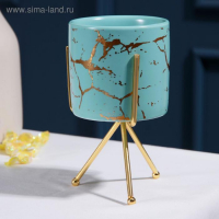 Конфетница керамическая &laquo;Изумруд&raquo;, 220 мл, 8,5&times;14 см, цвет изумрудный