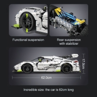 Конструктор Техно &laquo;Спорткар&raquo;, 4346 деталей, масштаб 1:8