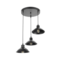 Светильник "Артена" 3xE27 40Вт черный 30х30х6-106 см Светильник "Артена" 3xE27 40Вт черный 30х30х6-106 см