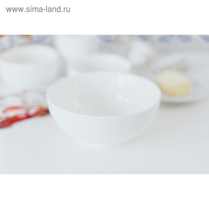 Салатник фарфоровый Wilmax Olivia, 1,13 л, d=18 см, цвет белый