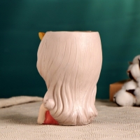 Кашпо "Мечтательница" розовое, 8х9х12см, 0,25л, d-5,5 см Кашпо "Мечтательница" розовое, 8х9х12см, 0,25л, d-5,5 см