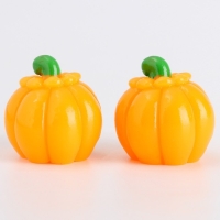 Миниатюра кукольная &laquo;Страшная тыква&raquo;, набор 2 шт., размер 1 шт. &mdash; 2 &times; 2,2 &times; 2 см