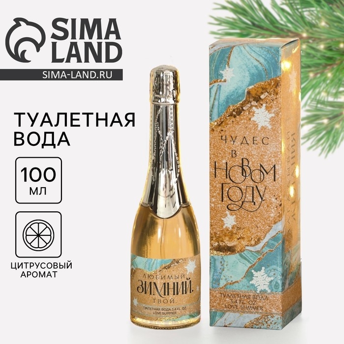 Туалетная вода женская новогодняя &laquo;Новый год: Чудес в Новом году&raquo;, на Новый Год, 100 мл