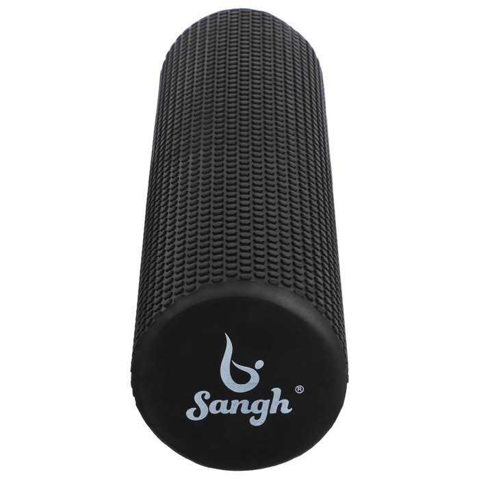 Ролик массажный Sangh, 60х15 см, цвет чёрный Ролик массажный Sangh, 60х15 см, цвет чёрный