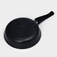 Сковорода Доляна «Элит», d=24 см, пластиковая ручка, стеклянная крышка, антипригарное покрытие, цвет чёрный Сковорода Доляна «Элит», d=24 см, пластиковая ручка, стеклянная крышка, антипригарное покрытие, цвет чёрный