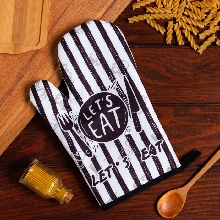 Варежка Доляна Варежка Доляна "Eat" 26х16 см, 100% п/э