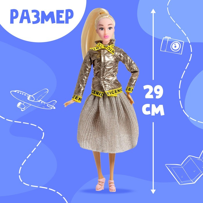 Кукла-модель шарнирная &laquo;Элис в Нью-Йорке&raquo; с аксессуарами, серия Вокруг света