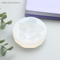 Молд силикон "Совушка с цветочком" 4,5 см Молд силикон "Совушка с цветочком" 4,5 см