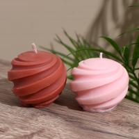 Свеча "Шар" 5х5х5 см, соевый воск МИКС Свеча "Шар" 5х5х5 см, соевый воск МИКС