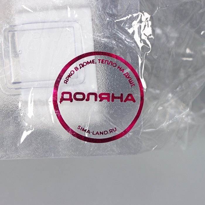 Держатель для швабр на липучке Доляна, 2,8&times;5&times;4,5 см, липучка 5,5&times;5,5 см, цвет белый