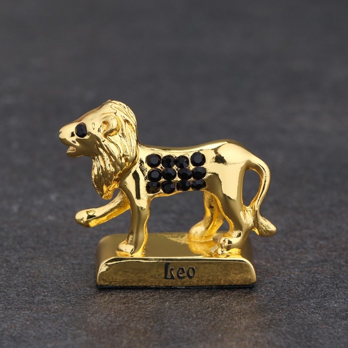 Сувенир знак зодиака "Лев",с кристаллами