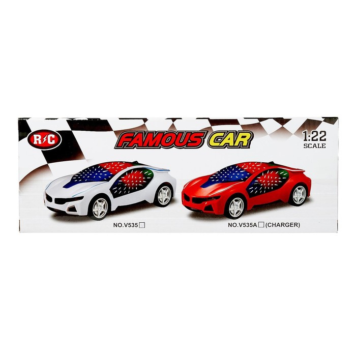 Машина радиоуправляемая &laquo;Купе&raquo;, свет, работает от батареек, МИКС