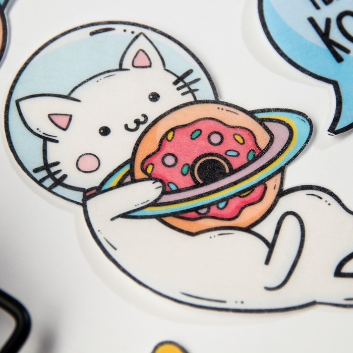 Вафельные картинки съедобные «Ты просто космос» для капкейков, торта KONFINETTA, 12 шт. Вафельные картинки съедобные «Ты просто космос» для капкейков, торта KONFINETTA, 12 шт.