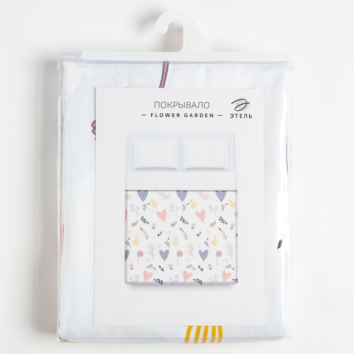 Покрывало "Этель" Flower garden, 150*215 см, 100% хлопок