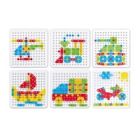 Конструктор &laquo;Болтовая мозаика: Транспорт&raquo;, с отвёрткой и основанием, 96 деталей